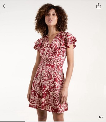 blue vanilla burgundy dress 7481 Burgundy / 12 main image 1