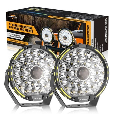 Auxbeam 9'' 270W 37776LM 360-PRO SERIES OFFROAD LED DRIVING LIGHTS for JEEP JL