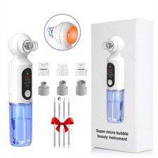 Blackhead Remover Pore Vacuum Hot Compress Facial Cleaner Acne Extractor Device
