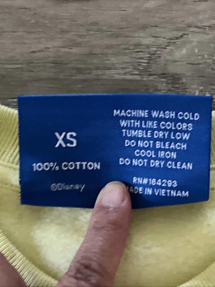 Sudadera Disney Fantasia X Pleasing L'Apprenti Logo Sorcier Talla XS Sin Etiqueta. Foto 3 de 4