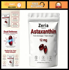 Astaxanthin 12mg Softgels - 120 Count, Powerf...