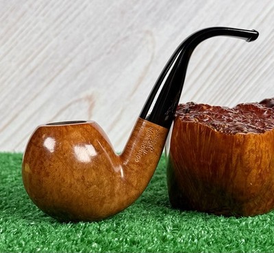 ED BURAK CONNOISSEUR XL FULL BENT BALL VINTAGE PIPE 1973-85. STELLAR EXAMPLE.