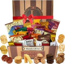 Biscuits Gift Set Hamper Bundle Contains 30 Packs of Individually Wrapped... 