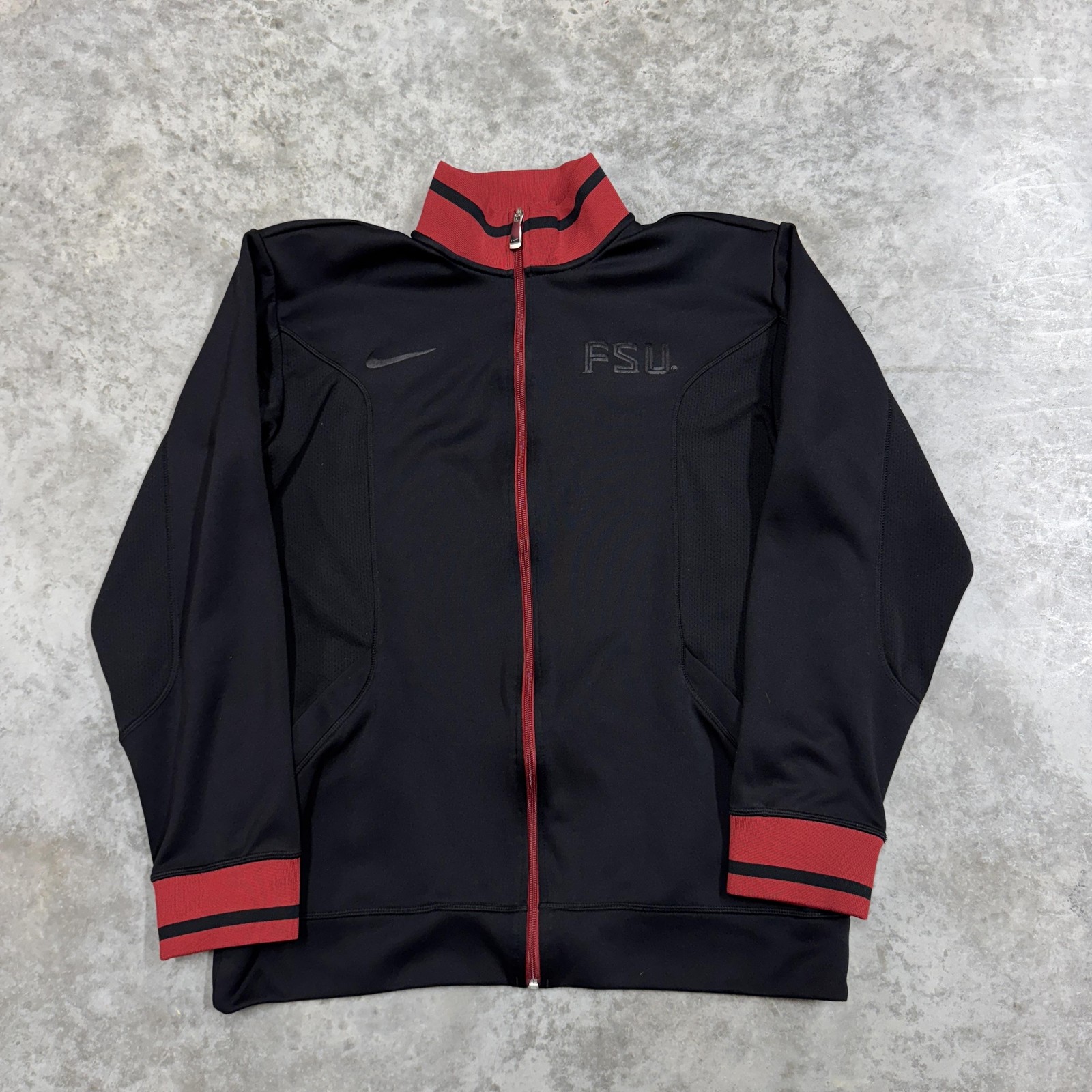 Florida State Seminoles Jacket Mens Medium Black NCAA Football Nike Dri Fit