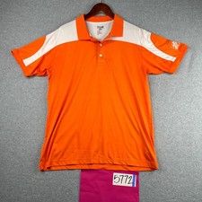 Home Depot Polo Shirt Medium Orange Team 365 Brand Performance Stretch Casual