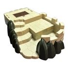 Playmobil-strong-medieval-castle-palised-assault-defense-dragon-vintage-6627