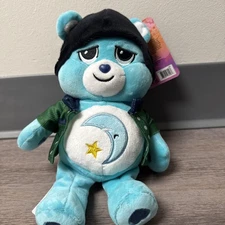 Netflix Care Bears x Stranger Things Bedtime Bear as Mike 9" Plush NWT NEW