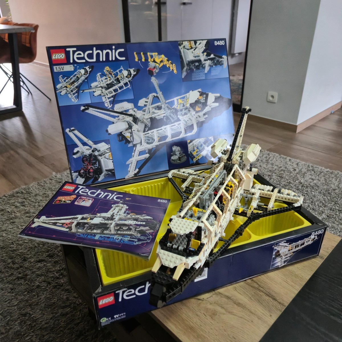 LEGO Technic 8480 Space Shuttle Complete w/ Box Manual Vintage