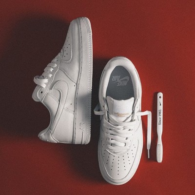 Nike Air Force 1 Weiß 25th Anniversary Edition *NEU* Größe 42 Ultra Rare