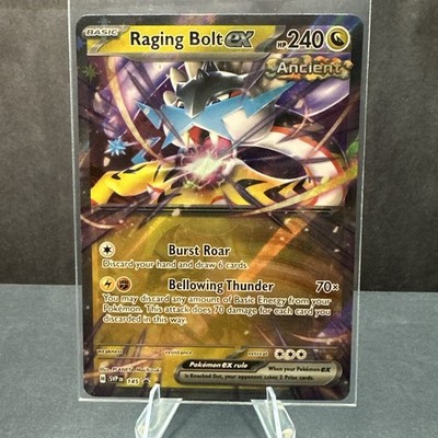 Raging Bolt ex Pokemon TCG Scarlet & Violet SVP 145 Holo Black Star Promo NM