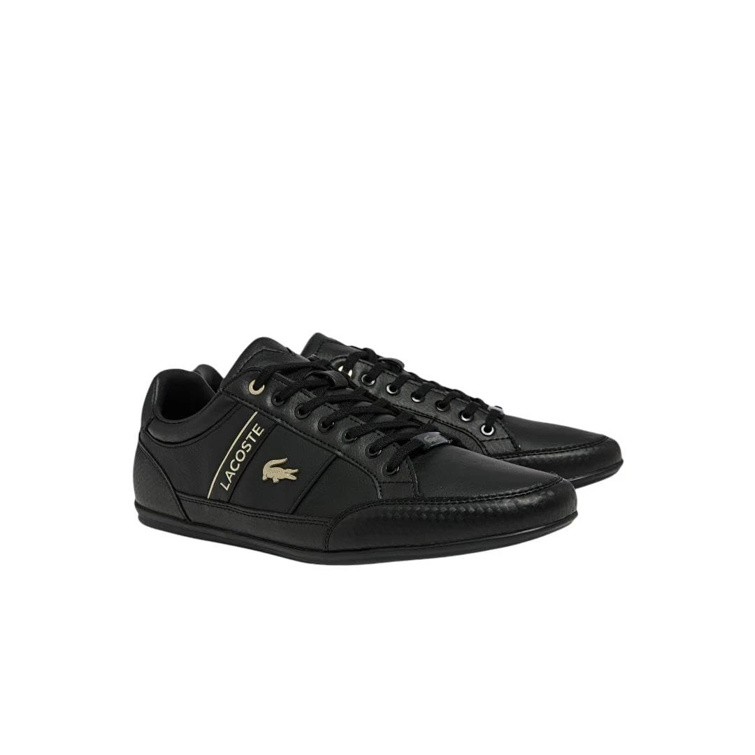 Lacoste Mens Chaymon 0721 3 Shoes | Black/Black | Authentic New