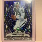 2025 Panini Phoenix Football Blue Seismic Vinny Testaverde #65