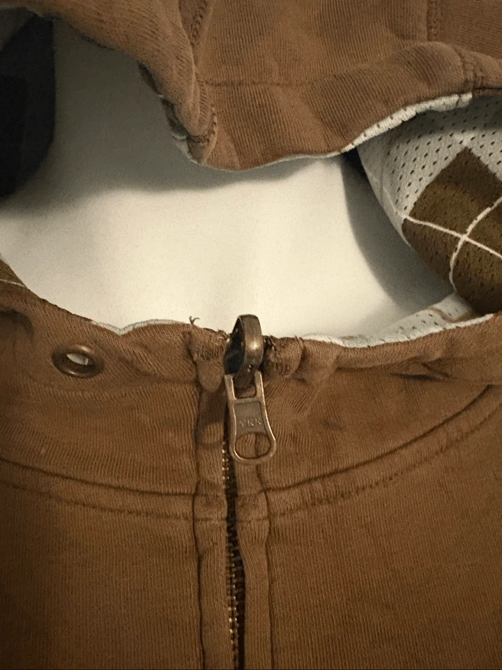 Sudadera con capucha Skater Dakine Y2K marrón. Talla XL Foto 2 de 4