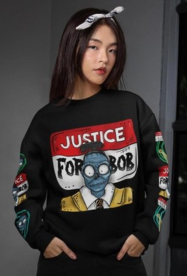 Justice For Bob Beetlejuice Sweatshirt Pullover - Gr. 8-32 UK - Plus Unisex S-5XL