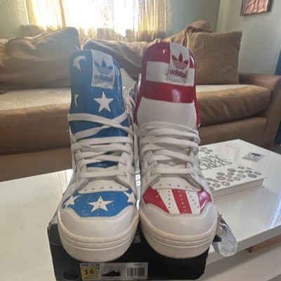 adidas Jeremy Scott Wings High Top Sneakers Stars & Stripes V24819