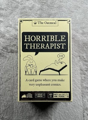 Horrible Therapist Party Game Adult Card Game Exploding Kittens 17+ New Sealed