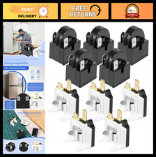 10-Pack 4.7 Ohm PTC Starter Relay Overload Protector Kit for Mini Fridges, Coo