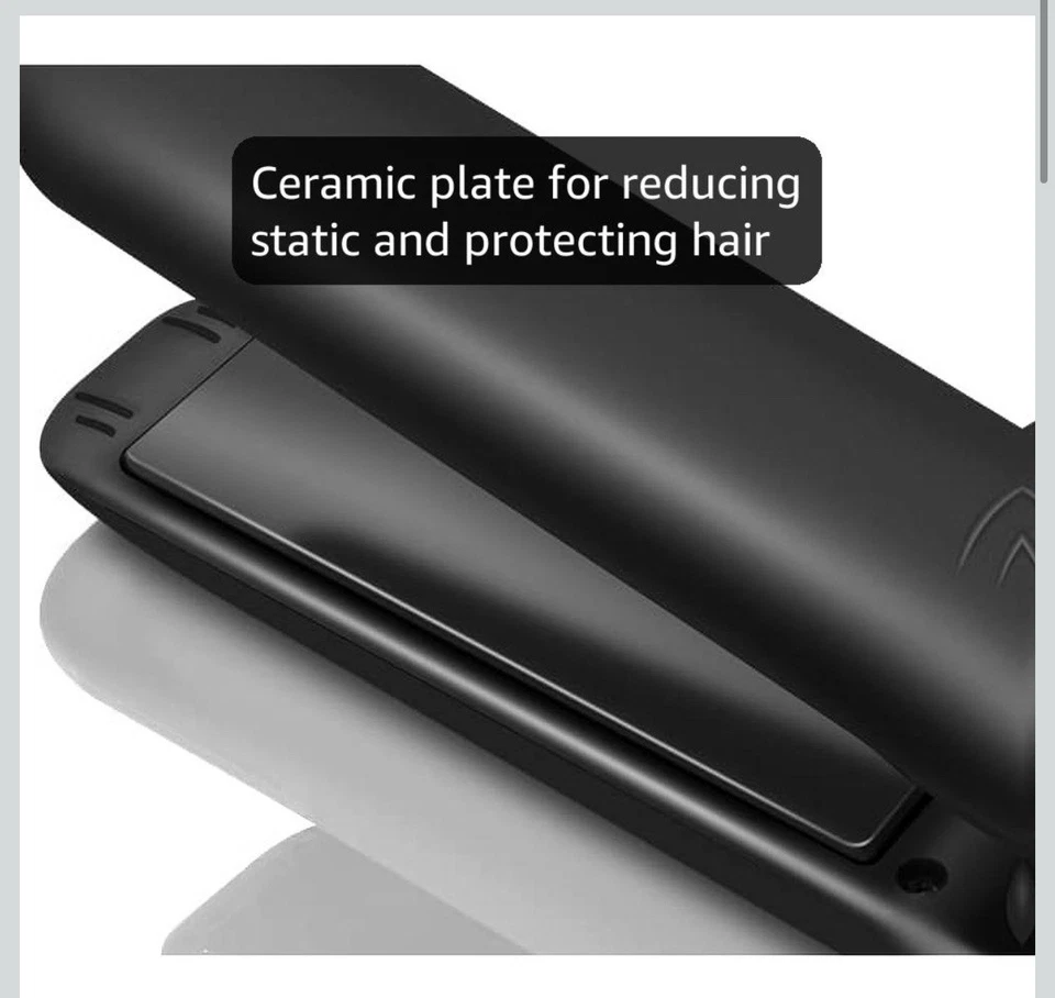 Cordless Hair Straighteners Curler Titanium Flat Iron Curling Wand Travel Ready - Image 4 of 4