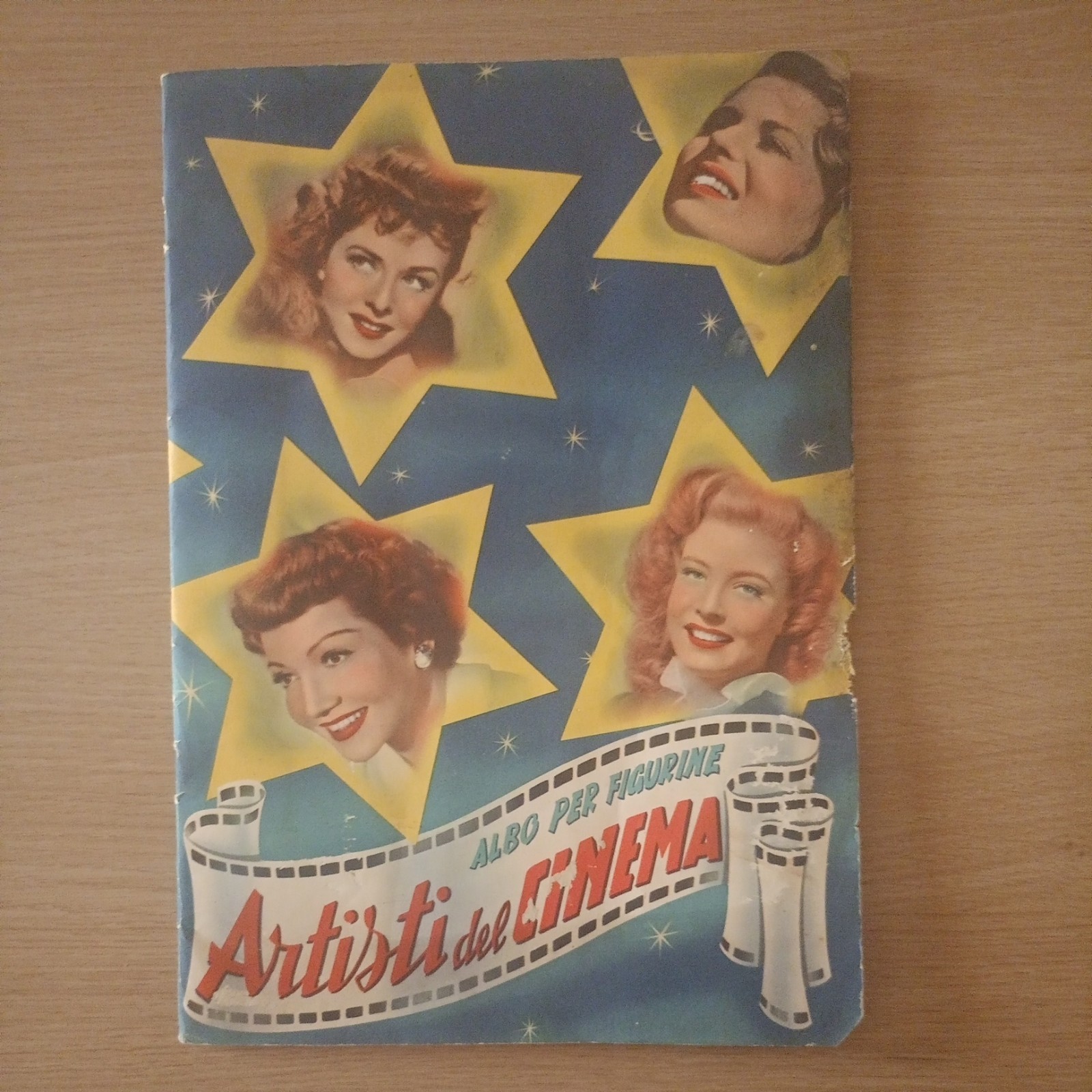ALBO FIGURINE ARTISTI DEL CINEMA EDIZIONI LAMPO 1951