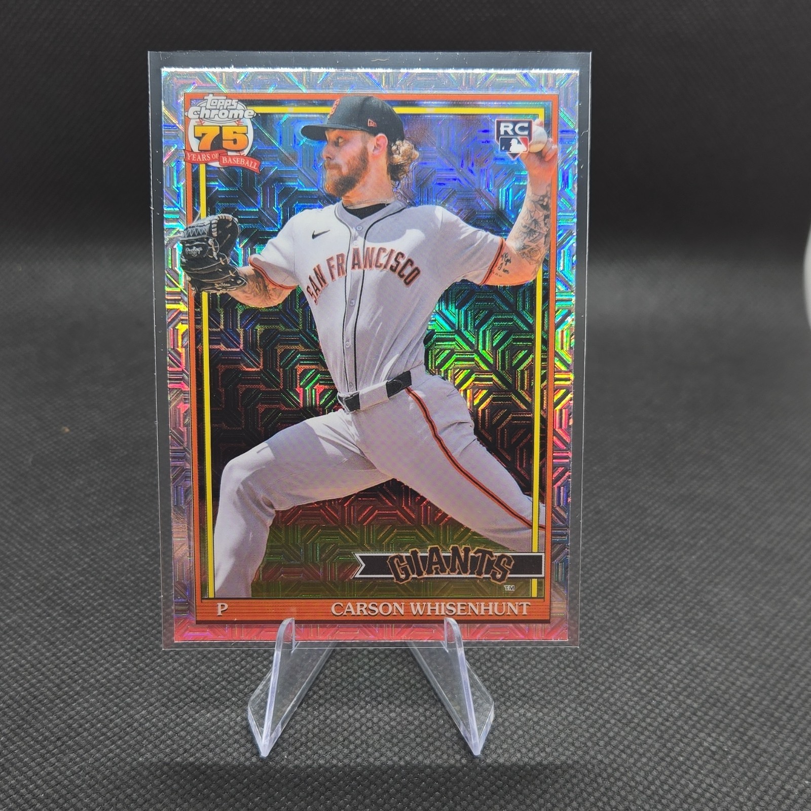 Topps 2024 Bowman Rookie Carson Whisenhunt #BCP-96 Chrome San Francisco Giants