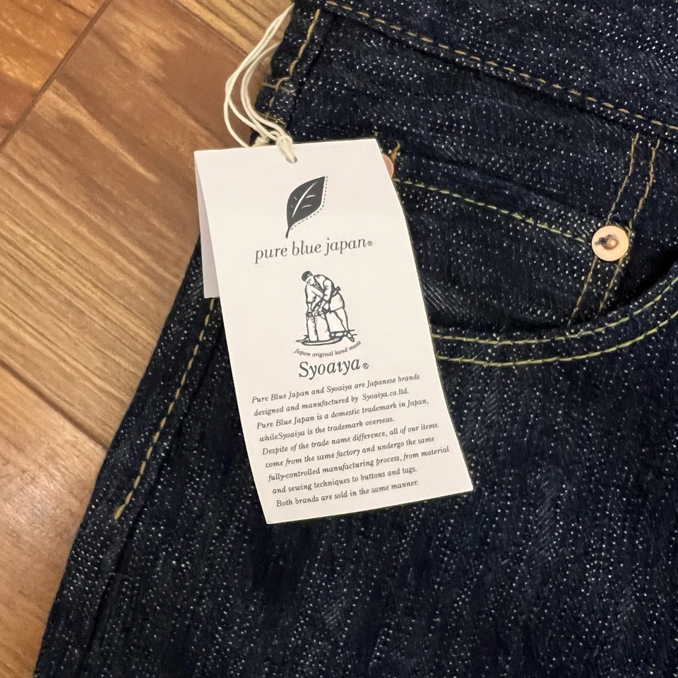 Jeans azul puro Japón KS-150z-003 talla 30 kasuri índigo Foto 3 de 4