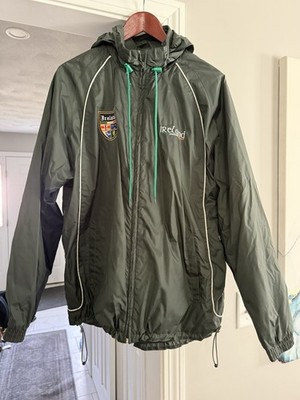 Retro Tomas Irish Men s Full Zip Green Windbreaker With Hood Large
