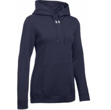 Under Armour Hustle Fleece Hoodie - NAVY - Youth XL