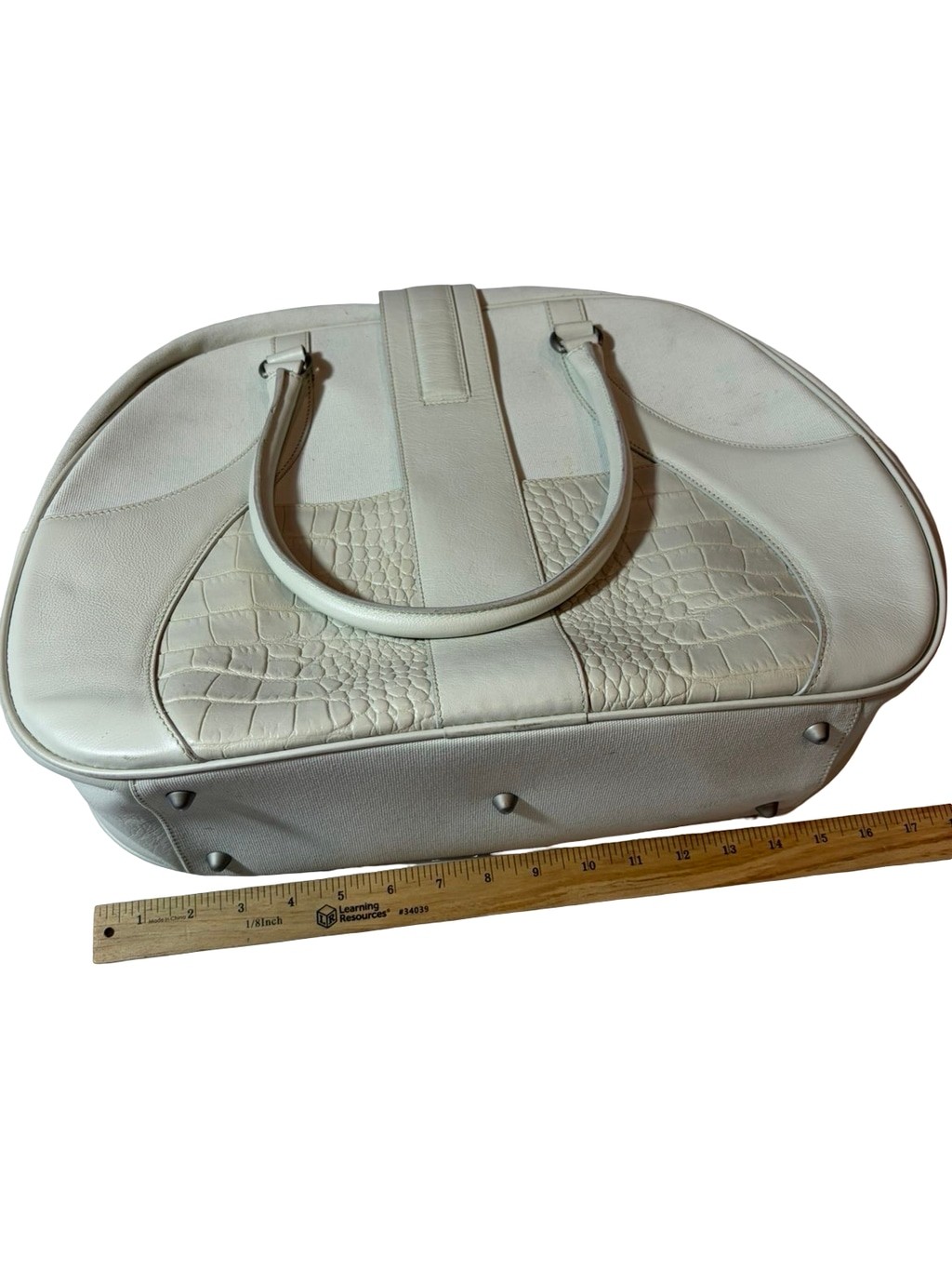 Samsonite Black Label Alexander McQueen Large Ivory Travel Organizer Bag image 6