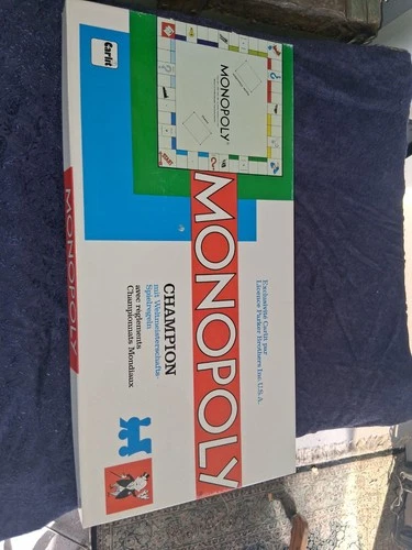 Vintage Monopoly Carlit Games Milton Bradley German version Unused sealed parts