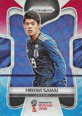 2018 Panini Prizm World Cup Russia '18 Japan Red Blue Wave