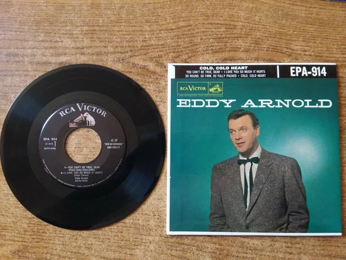 1956 MINT-- Eddy Arnold and his Guitar-Cold, Cold Heart (4 SONGS) EPA 914 45