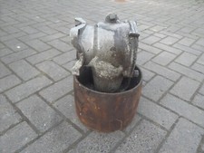 Vintage PTO FLAT BELT PULLEY TRACTOR ,GREY FERGUSON, Saw Bench