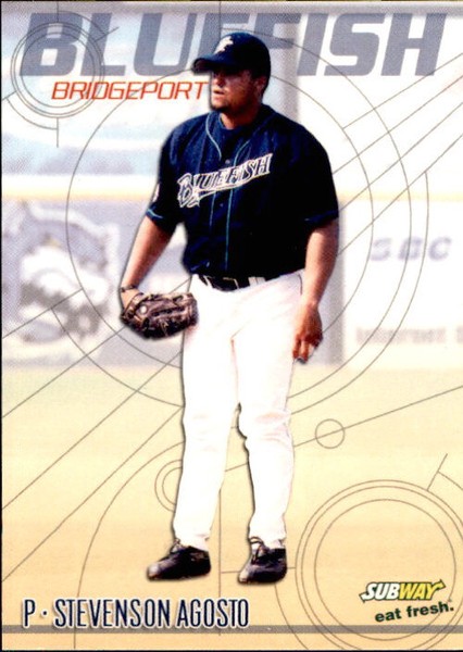 Tarjeta Bridgeport Bluefish Choice #1 2004 Stevenson Agosto Río Grande Puerto Rico