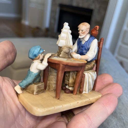 Porzellanfigur Norman Rockwell For a Good Boy 1983 - Bild 1 von 10