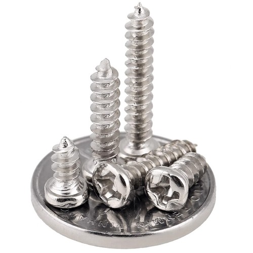 Tornillos autorroscantes de acero al carbono Tornillos Phillips de cabeza redonda M1/M1.2~M3 - Imagen 8 de 10