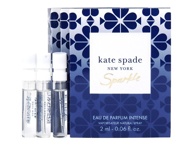 KATE SPADE SPARKLE EDP INTENSE 2.0ml .06fl oz x 3 PERFUME SPRAY SAMPLES