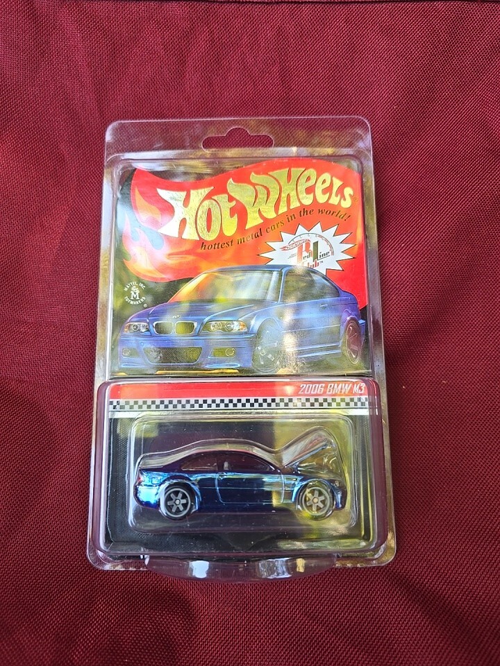 Hot Wheels 2022 RLC Red Line Club Exclusive 2006 BMW M3 Blue