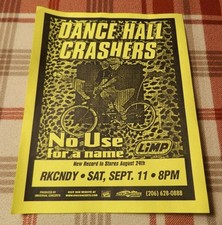 9-11-1999 Dance Hall Crashers No use For A Name & LiMP @ RKCNDY Concert Handbill