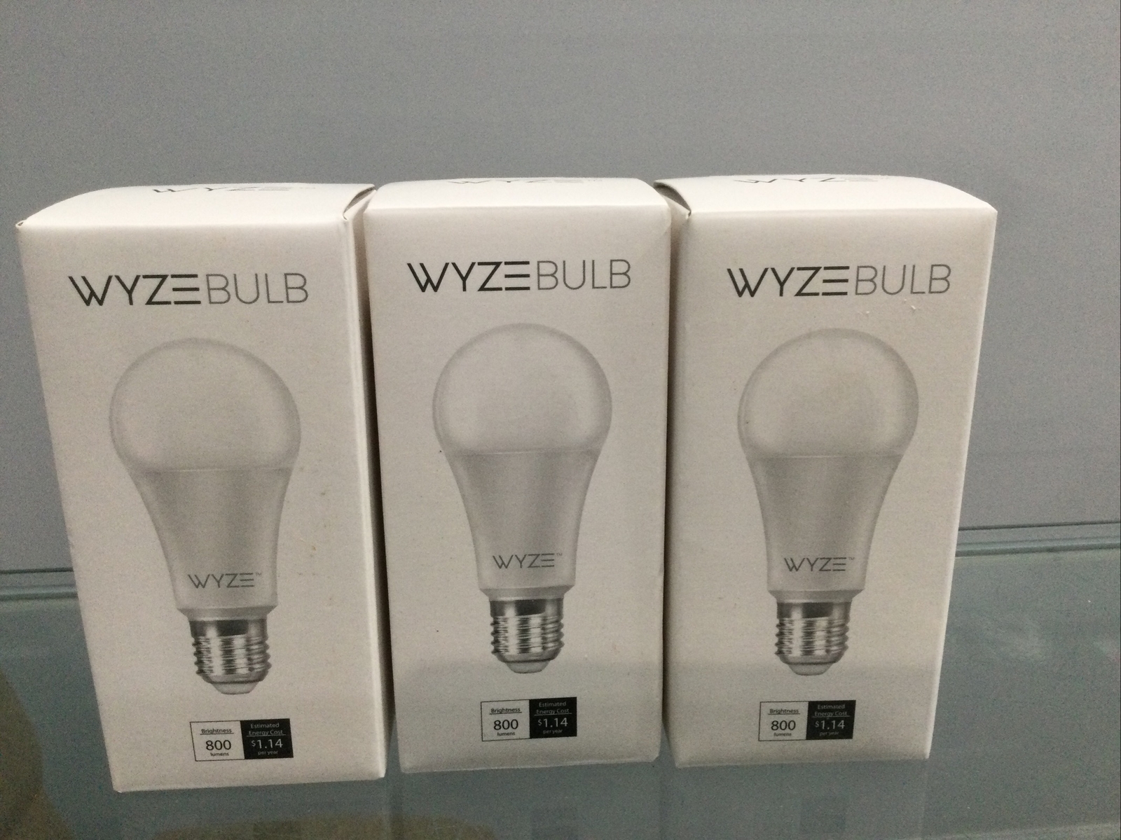 Wyze Bulb White WiFi Smart Bulb 800 Lumens E26-Screw Voice Control New Sealed-image
