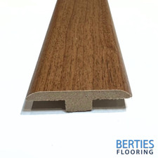 Solid MDF Laminate Threshold Strip Door Bar Chicago Oak Colour 3 Profiles 