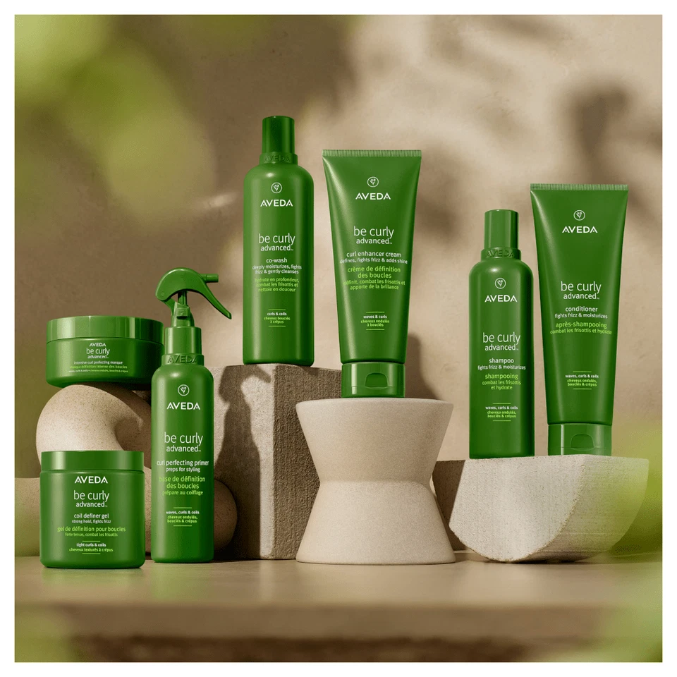 Aveda BE CURLY Shampoo & Conditioner & Curl Enhancer Cream 3.4 Oz Trio Pack New - Image 4 of 4