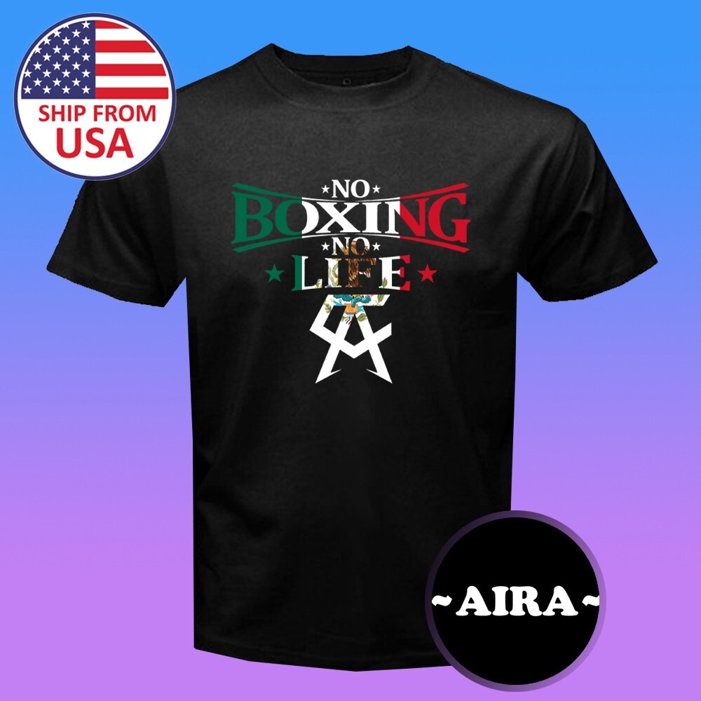 Canelo Saul Alvarez No Boxing No Life Men's Black T-Shirt Size S-5XL