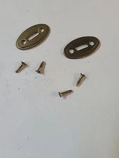 T/C Thompson Center Hawken Sidelock Muzzleloader Brass Escutcheons Wedge Plates 