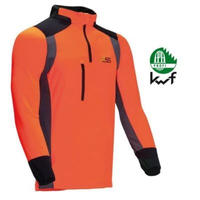 PSS Funktionsshirt X-treme Skin Langarm orange/grau Gr. M-2XL Forstjacke