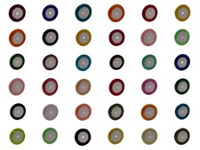 23 Metre Roll of 6mm Satin Ribbon 25 Yards Scrapbooking Fabric CRAFT UK SELLER 