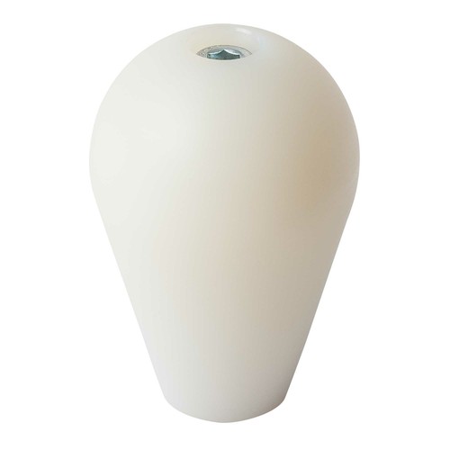 Quaife White Nylon Rally/Race Car Gear Stick Shifter Knob - M10 x 1.50 Thread - Afbeelding 2 van 2