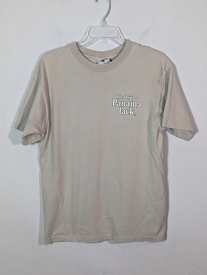 Autêntica Camiseta Vintage Original Panamá Jack Estilo Ilha Encalhada Rum Média  - Imagem 2 de 4