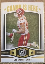2023 Panini Donruss Champ Is Here Insert Leo Chenal #CIH-17 Kansas City Chiefs