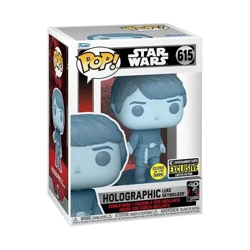 Funko POP! Holographic Luke Skywalker Glow In The Dark   #615