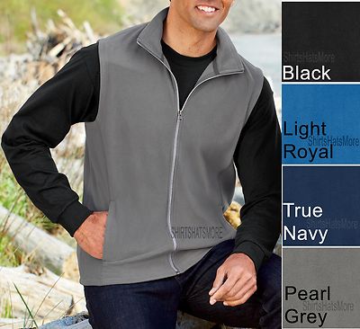 Mens Vest with Pockets Polar Microfleece Warm Sleeveless Jacket XS-2XL 3XL 4XL